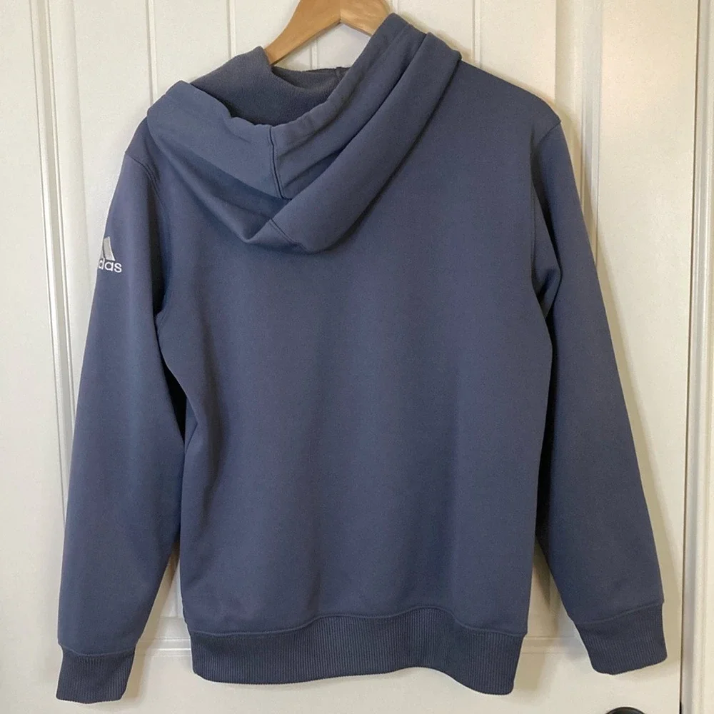 Adidas‎ Men's Grey Sweatshirt Hoodie Size Small Baseball Athletic Athleisure